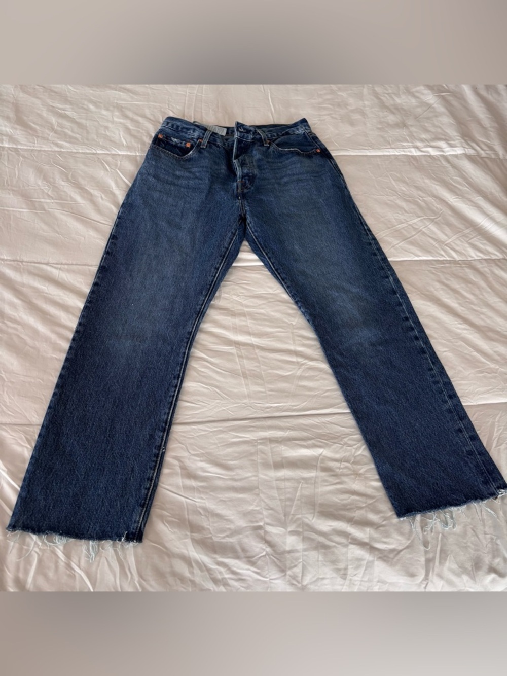 Vintage Levi's Premium Big E 501 Jeans Men's 29X28Button Straight Iconic Grunge